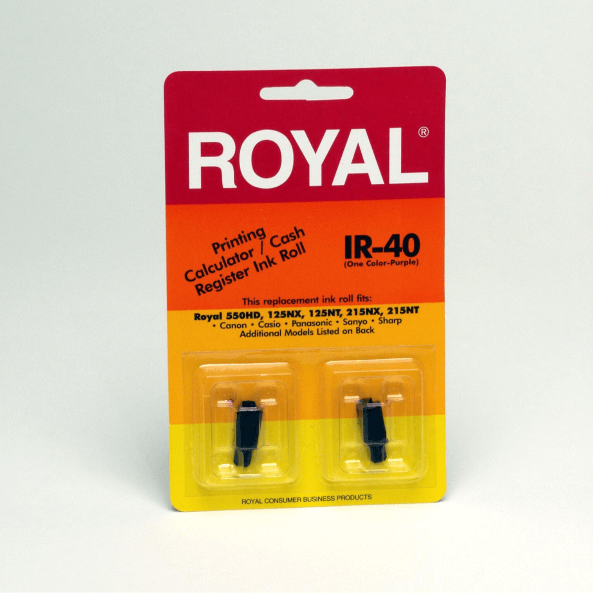 3x IR-40 Ink Rollers For Sharp XE-A106 XE-A110 XE-A115 XE-A120 XE-A130