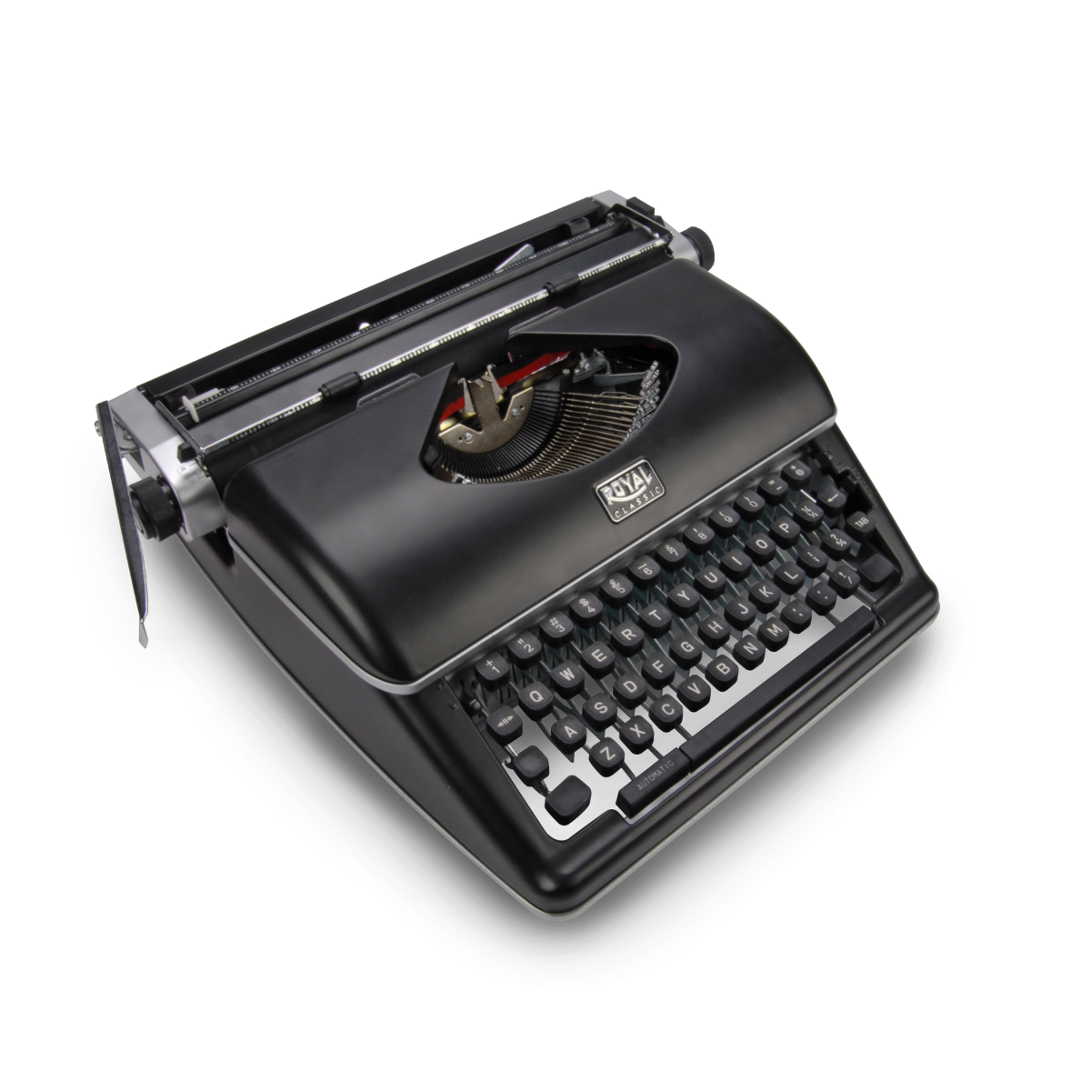 Royal Classic Manual Metal Typewriter Machine with Storage Case
